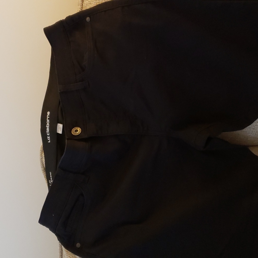 Black Jean Liz Claiborne Classic Skinny 16